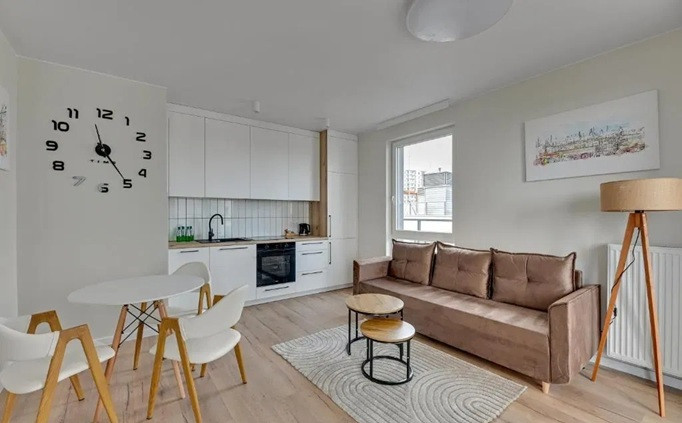 2 pokoje, 8 piętro - Letnica.