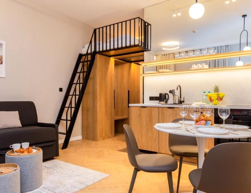 Kawalerka na wynajem Stogi - wysoki standard