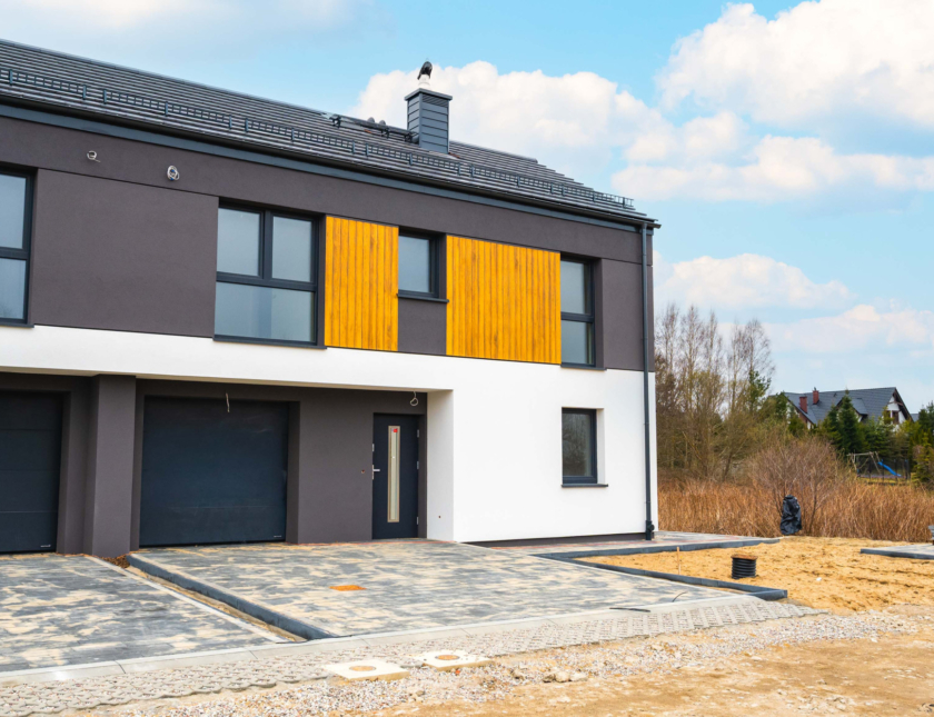 Bliźniak z ogrodem | Dobrzewino