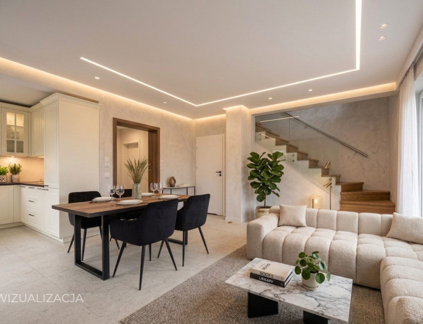 Dom w Leśniewie w pobliżu lasów i morza.