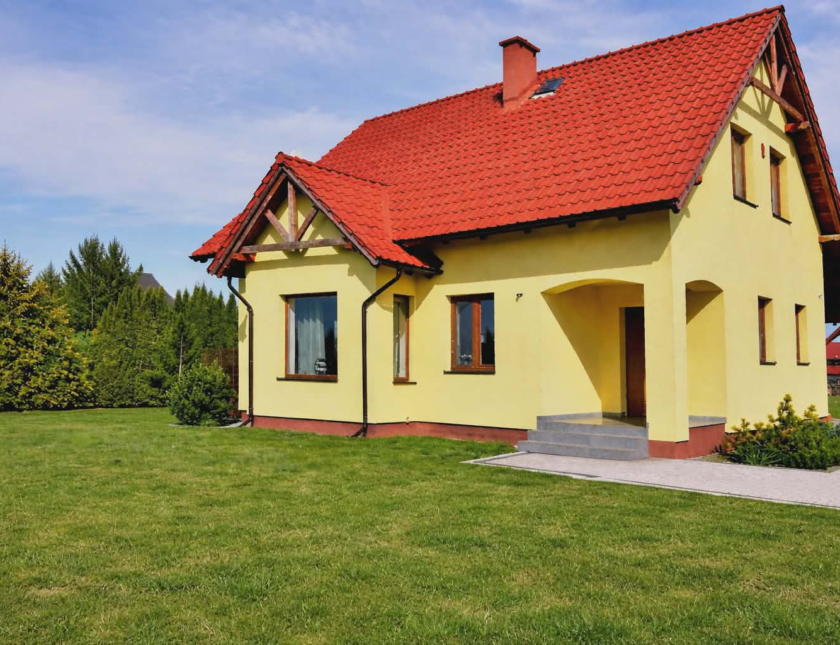 Piękny dom z dużym ogrodem i sauną