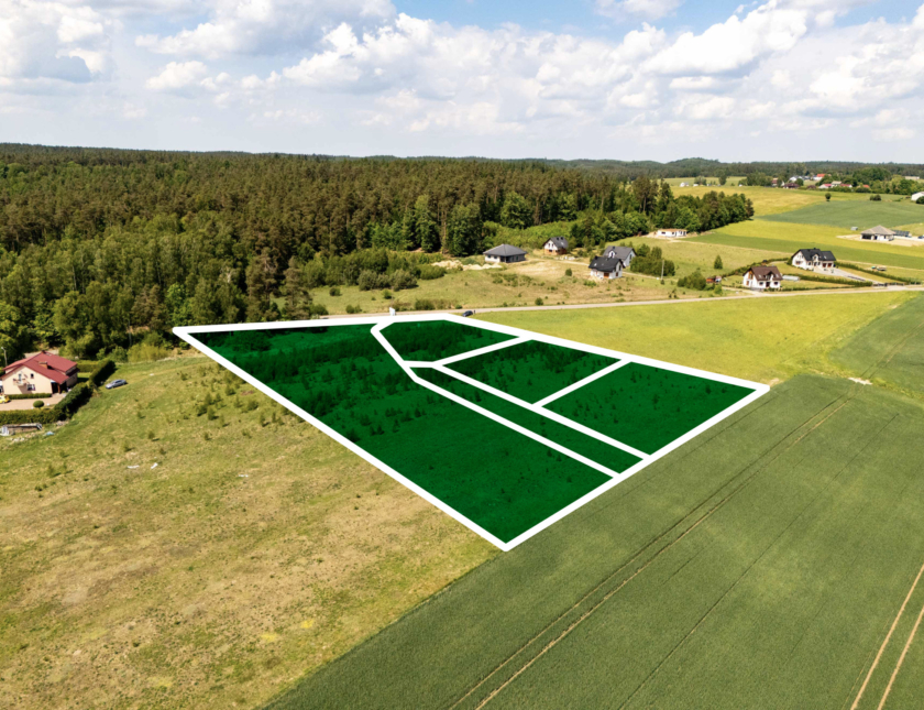 Wyjątkowa działka budowlana przy lesie – Popowo