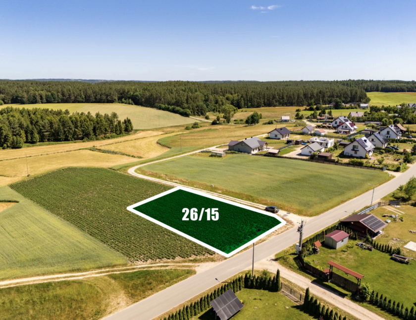 Działka budowlana 1156 m² | Lewino | Blisko jezior