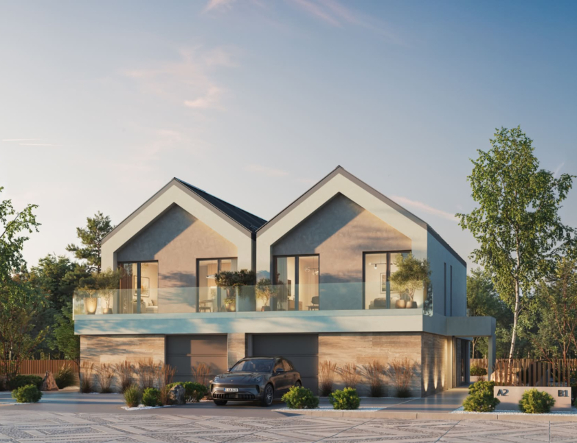 Dom w zabudowie bliźniaczej/ dz. 524 m2