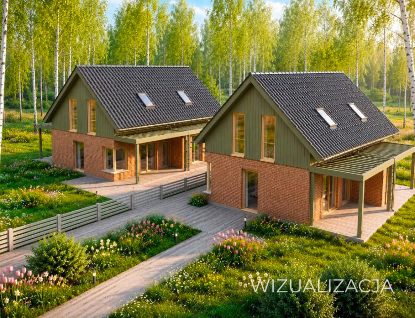 Bliźniaki 30 min od Gdańska od 650 tys. zł